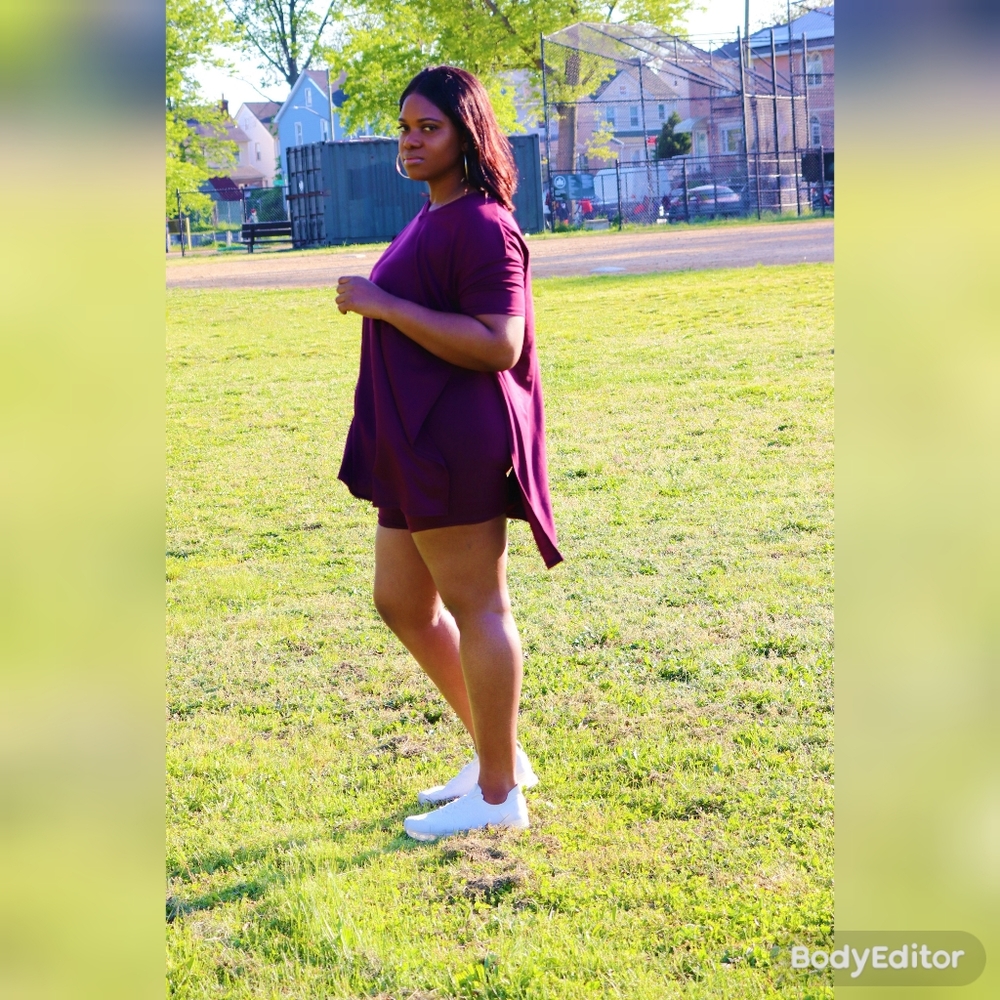 2 Piece Basic Oversized Set - Picture 2 of 3